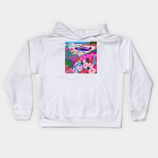 Private plane tour Kids Hoodie